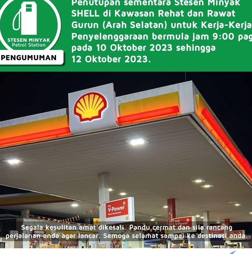 Temui Stesen Servis Shell Premium di Padang Gurun